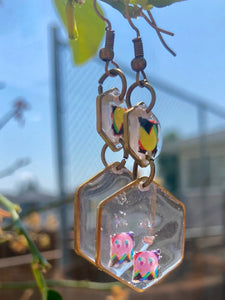 Pac-Man LSD Tab Earrings