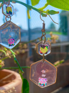 Pac-Man LSD Tab Earrings