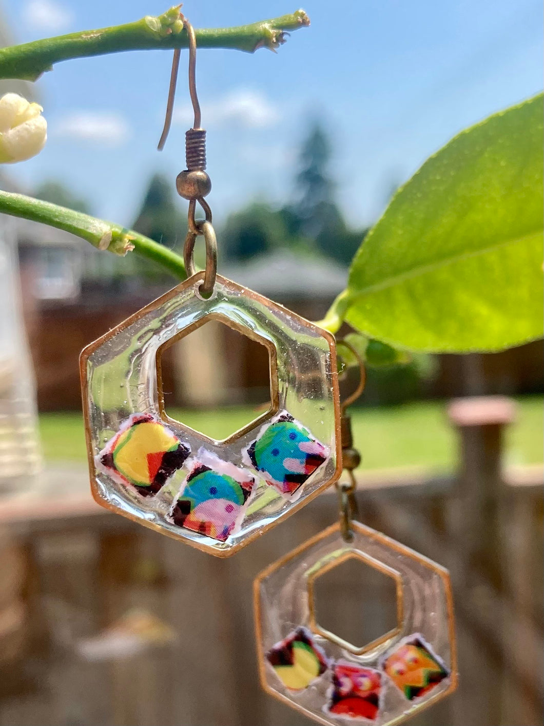Pac-Man Chase LSD Tab Earrings